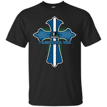 Load image into Gallery viewer, Cross Shirt For Jesus And Minnesota Timberwolves Fans T - Shirt For Men