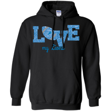 Load image into Gallery viewer, Glitter Love For Detroit Lions Fans Hoodie Shirt
