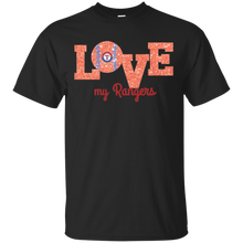 Load image into Gallery viewer, Glitter Love For Texas Rangers Fans T - Shirt For Men