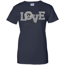 Load image into Gallery viewer, Glitter Love For Brooklyn Nets Fans T-Shirt For Women