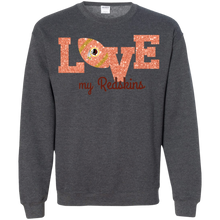 Load image into Gallery viewer, Glitter Love For Washington Redskins Fans Sweatshirt