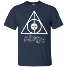 Load image into Gallery viewer, Deathly Hallows For Pittsburgh Steelers And Harry Potter Fans T - Shirt For Men