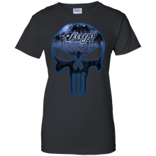 Load image into Gallery viewer, Toronto Blue Jays Baseball The Punisher Skull T-Shirt For Women