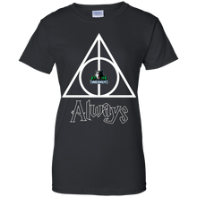 Load image into Gallery viewer, Deathly Hallows For Minnesota Timberwolves And Harry Potter Fans T-Shirt For Women