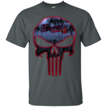 Load image into Gallery viewer, Atlanta Braves Baseball The Punisher Skull T - Shirt For Men