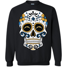 Load image into Gallery viewer, Los Angeles Chargers Sugar Skull Sweatshirt
