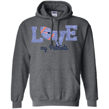 Load image into Gallery viewer, Glitter Love For New England Patriots Fans Hoodie Shirt