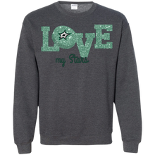 Load image into Gallery viewer, Glitter Love For Dallas Stars Fans Sweatshirt