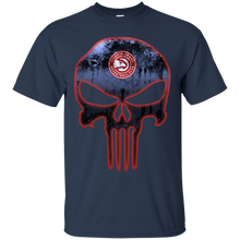 Load image into Gallery viewer, Atlanta Hawks Basketball The Punisher Skull T - Shirt For Men