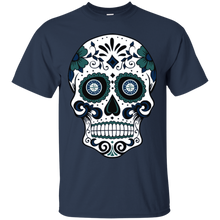 Load image into Gallery viewer, Seattle Mariners Sugar Skull T - Shirt For Men