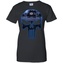 Load image into Gallery viewer, LA Clippers Basketball The Punisher Skull T-Shirt For Women