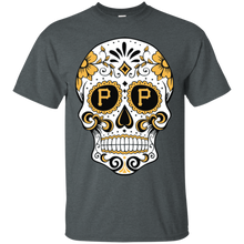Load image into Gallery viewer, Pittsburgh Pirates Sugar Skull T - Shirt For Men