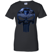 Load image into Gallery viewer, Memphis Grizzlies Basketball The Punisher Skull T-Shirt For Women