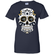 Load image into Gallery viewer, Los Angeles Rams Sugar Skull T-Shirt For Women