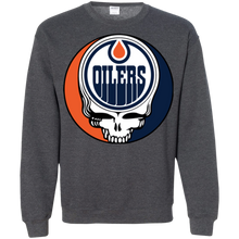Load image into Gallery viewer, Edmonton Oilers Hockey Grateful Dead Steal Your Face Sweatshirt