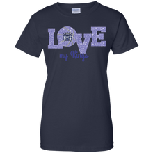 Load image into Gallery viewer, Glitter Love For Sacramento Kings Fans T-Shirt For Women