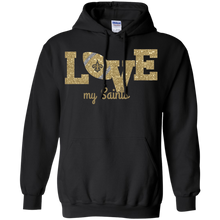 Load image into Gallery viewer, Glitter Love For New Orleans Saints Fans Hoodie Shirt