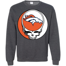 Load image into Gallery viewer, Denver Broncos Footballl Grateful Dead Steal Your Face Sweatshirt