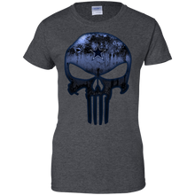Load image into Gallery viewer, Dallas Cowboys Football The Punisher Skull T-Shirt For Women