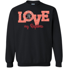 Load image into Gallery viewer, Glitter Love For Toronto Raptors Fans Sweatshirt
