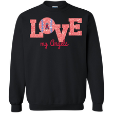 Load image into Gallery viewer, Glitter Love For Los Angeles Angels Fans Sweatshirt