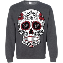 Load image into Gallery viewer, Atlanta Falcons Sugar Skull Sweatshirt