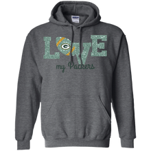 Load image into Gallery viewer, Glitter Love For Green Bay Packers Fans Hoodie Shirt