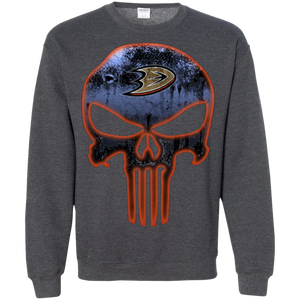 Anaheim Ducks Hockey The Punisher Skull Sweatshirt