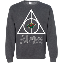 Load image into Gallery viewer, Deathly Hallows For Minnesota Wild And Harry Potter Fans Sweatshirt