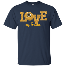 Load image into Gallery viewer, Glitter Love For Boston Bruins Fans T - Shirt For Men
