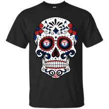 Load image into Gallery viewer, Texas Rangers Sugar Skull T - Shirt For Men