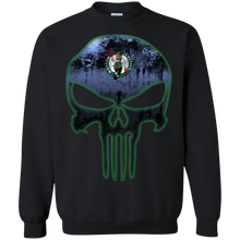 Load image into Gallery viewer, Boston Celtics Basketball The Punisher Skull Sweatshirt