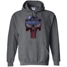 Load image into Gallery viewer, Washington State Cougars Football The Punisher Skull Hoodie Shirt