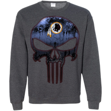 Load image into Gallery viewer, Washington Redskins Football The Punisher Skull Sweatshirt