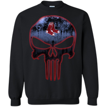 Load image into Gallery viewer, Boston Red Sox Baseball The Punisher Skull Sweatshirt