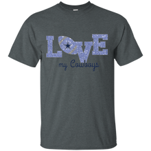 Load image into Gallery viewer, Glitter Love For Dallas Cowboys Fans T - Shirt For Men