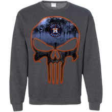 Load image into Gallery viewer, Houston Astros Baseball The Punisher Skull Sweatshirt
