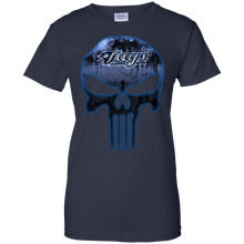 Load image into Gallery viewer, Toronto Blue Jays Baseball The Punisher Skull T-Shirt For Women