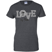 Load image into Gallery viewer, Glitter Love For Brooklyn Nets Fans T-Shirt For Women