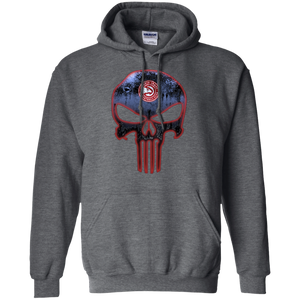 Atlanta Hawks Basketball The Punisher Skull Hoodie Shirt