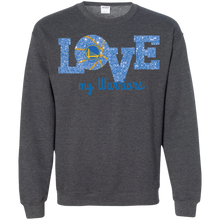 Load image into Gallery viewer, Glitter Love For Golden State Warriors Fans Sweatshirt