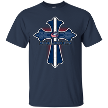 Load image into Gallery viewer, Cross Shirt For Jesus And Columbus Blue Jackets Fans T - Shirt For Men