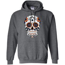 Load image into Gallery viewer, Auburn Tigers Sugar Skull Hoodie Shirt