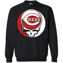 Load image into Gallery viewer, Cincinnati Reds Baseball Grateful Dead Steal Your Face Sweatshirt