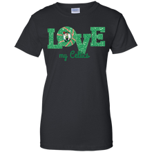 Load image into Gallery viewer, Glitter Love For Boston Celtics Fans T-Shirt For Women