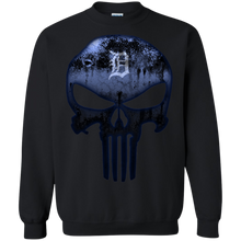 Load image into Gallery viewer, Detroit Tigers Baseball The Punisher Skull Sweatshirt