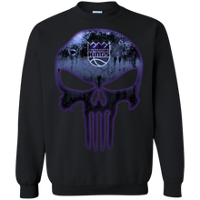 Load image into Gallery viewer, Sacramento Kings Basketball The Punisher Skull Sweatshirt