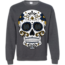 Load image into Gallery viewer, Notre Dame Fighting Irish Sugar Skull Sweatshirt