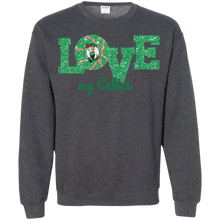 Load image into Gallery viewer, Glitter Love For Boston Celtics Fans Sweatshirt