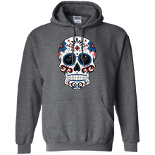 Load image into Gallery viewer, Los Angeles Dodgers Sugar Skull Hoodie Shirt
